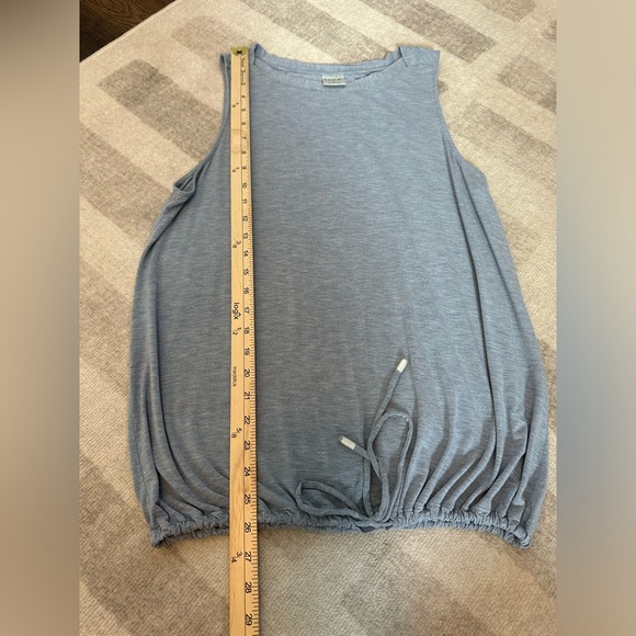 Soma Women’s Cool Nights Drawstring Waist Tank Light Blue (Size L) - Picture 5 of 6